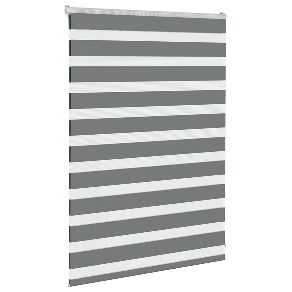 zebragardin mørkegrå 115x100 cm stofbredde 110,9 cm polyester