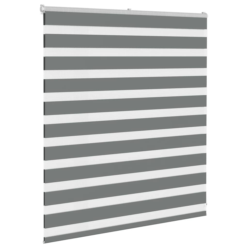 zebragardin mørkegrå 120x100 cm stofbredde 115,9 cm polyester