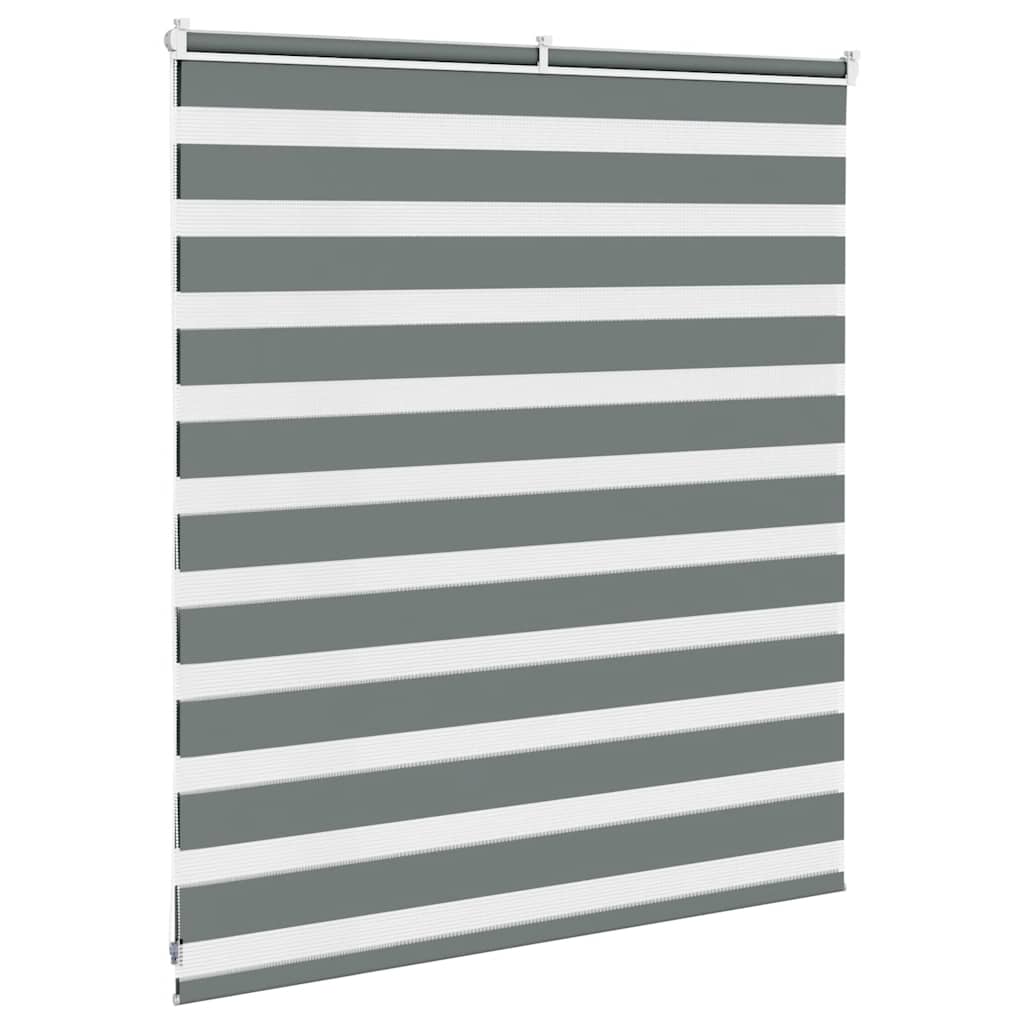 zebragardin mørkegrå 120x100 cm stofbredde 115,9 cm polyester