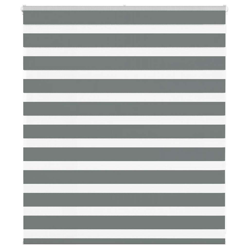 zebragardin mørkegrå 130x100 cm stofbredde 125,9 cm polyester
