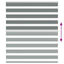 zebragardin mørkegrå 130x100 cm stofbredde 125,9 cm polyester