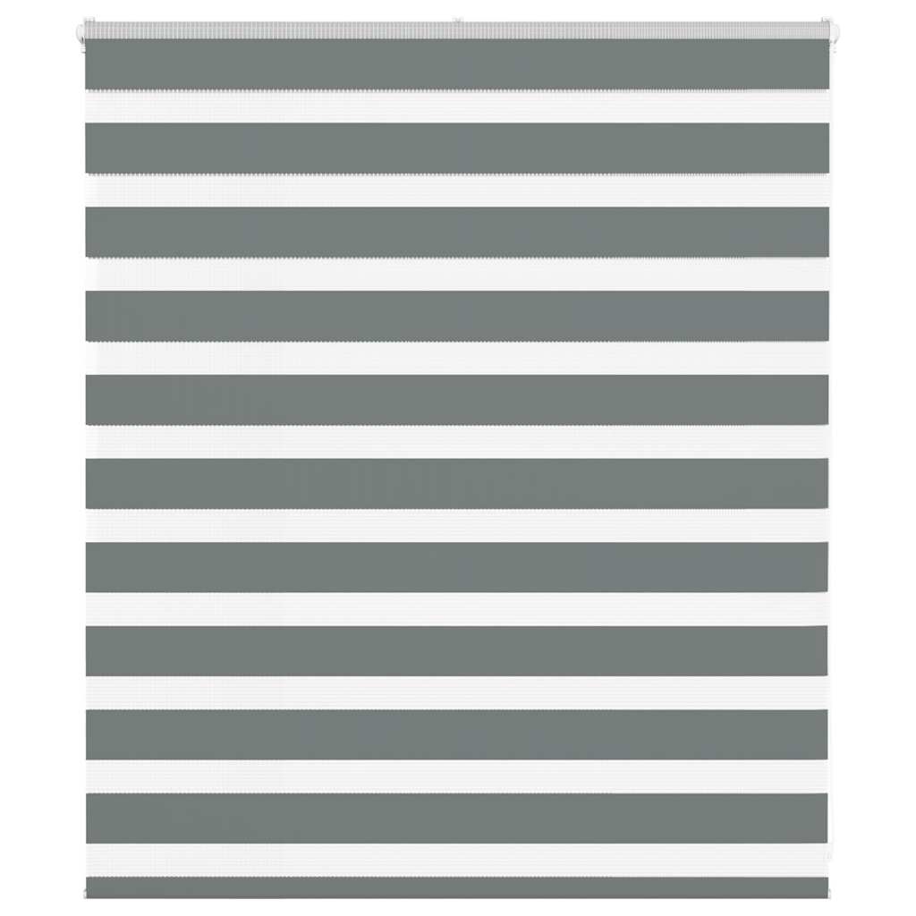 zebragardin mørkegrå 135x100 cm stofbredde 130,9 cm polyester