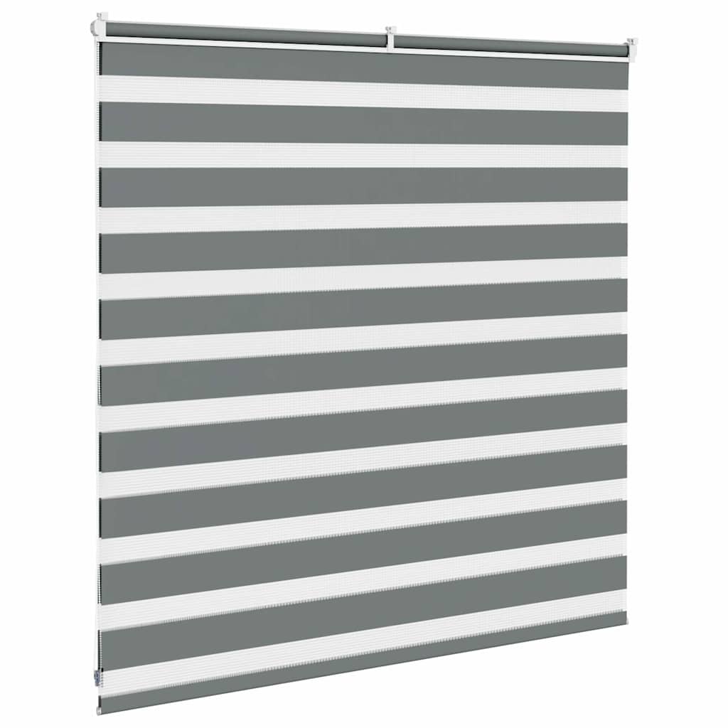 zebragardin mørkegrå 145x100 cm stofbredde 140,9 cm polyester