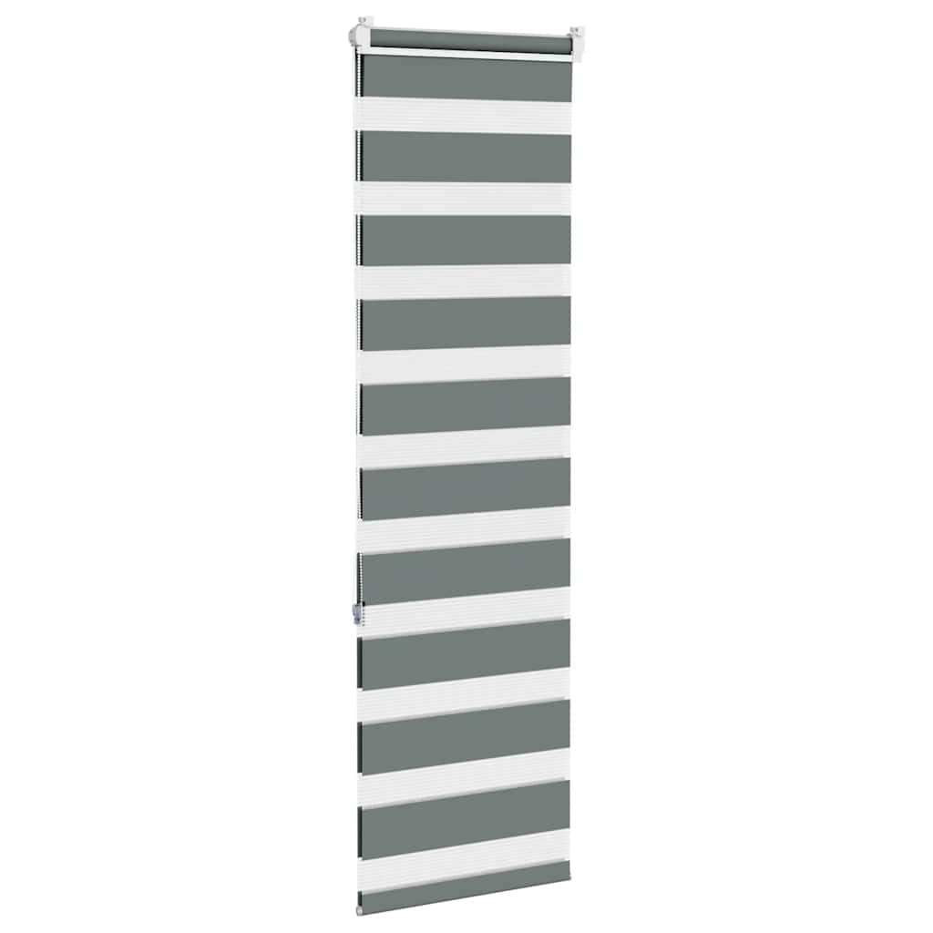 zebragardin mørkegrå 50x150 cm stofbredde 45,9 cm polyester