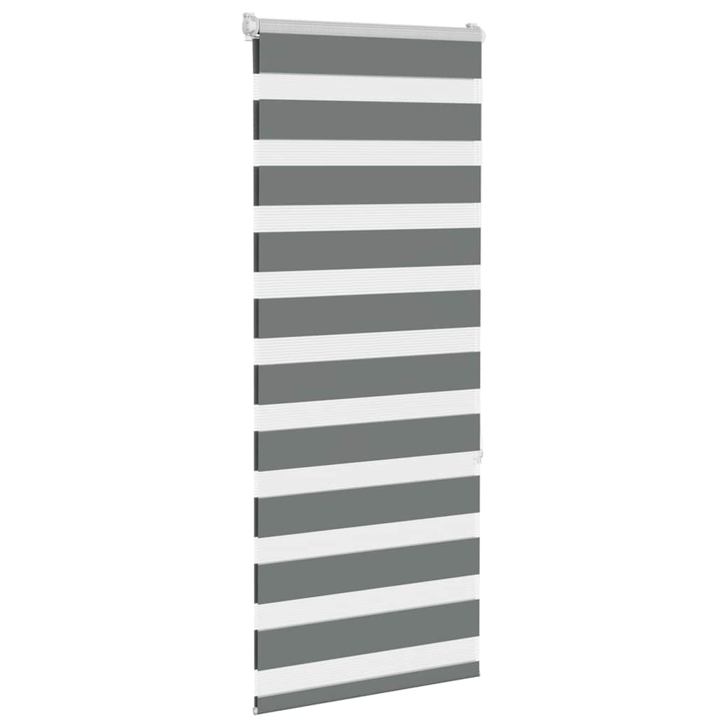 zebragardin mørkegrå 60x150 cm stofbredde 55,9 cm polyester