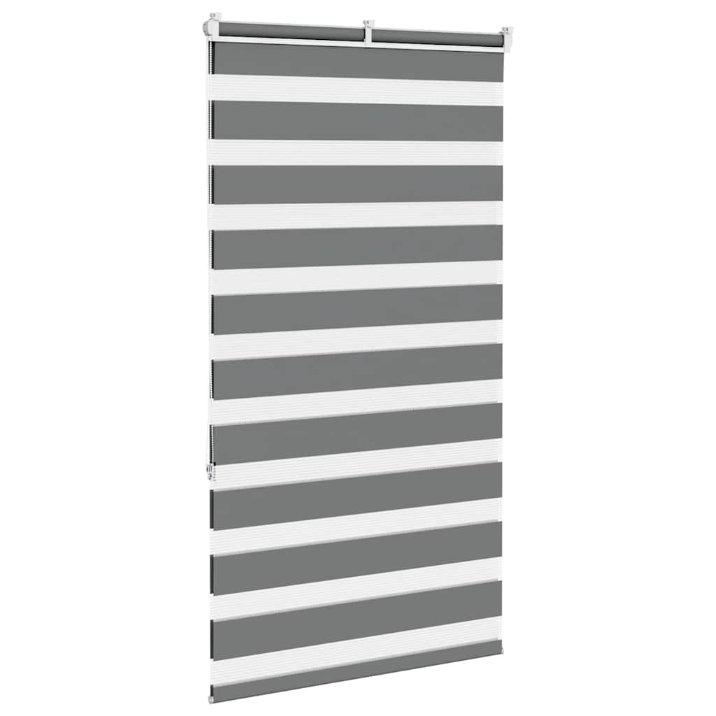 zebragardin mørkegrå 75x150 cm stofbredde 70,9 cm polyester