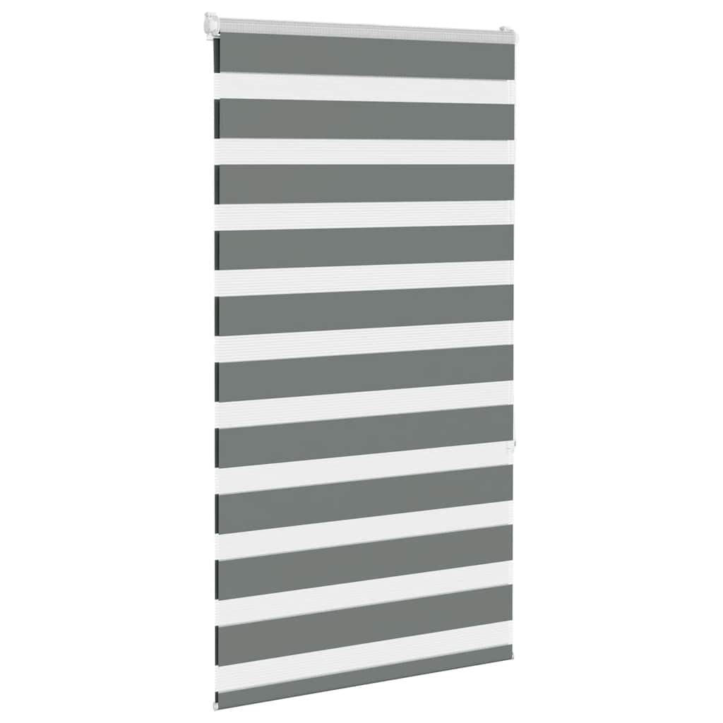 zebragardin mørkegrå 80x150 cm stofbredde 75,9 cm polyester
