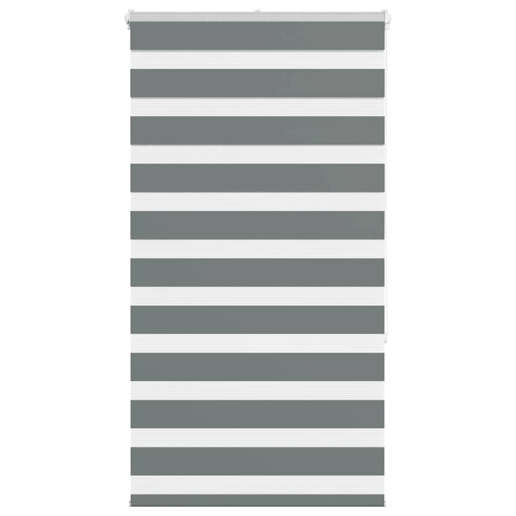 zebragardin mørkegrå 85x150 cm stofbredde 80,9 cm polyester