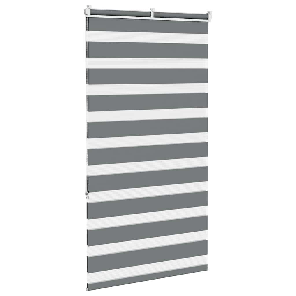 zebragardin mørkegrå 90x150 cm stofbredde 85,9 cm polyester