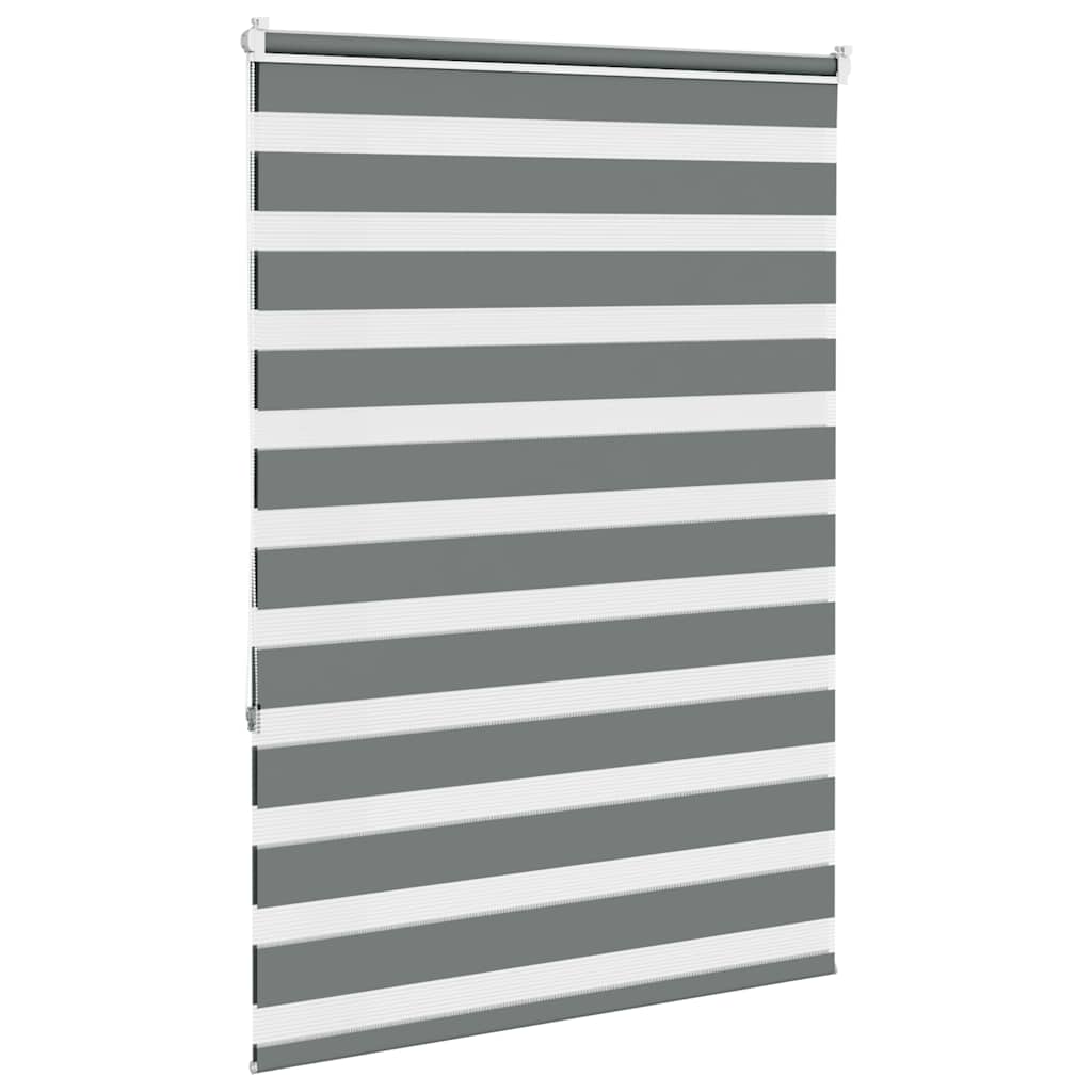 zebragardin mørkegrå 100x150 cm stofbredde 95,9 cm polyester