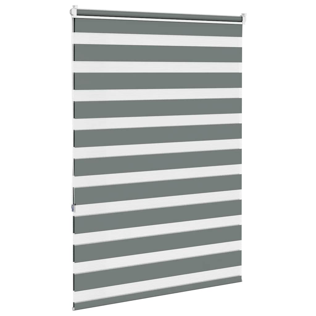 zebragardin mørkegrå 105x150 cm stofbredde 100,9 cm polyester