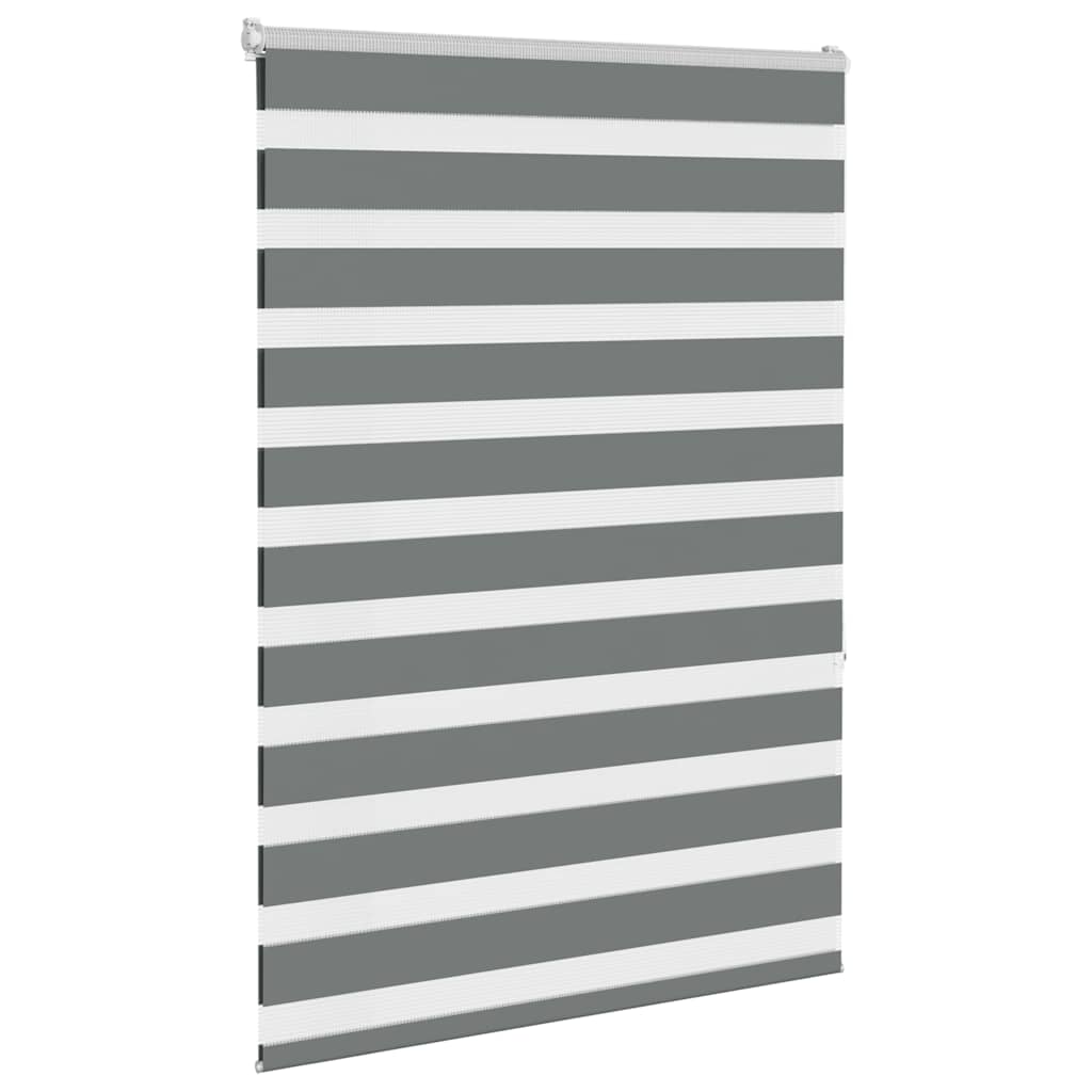 zebragardin mørkegrå 110x150 cm stofbredde 105,9 cm polyester