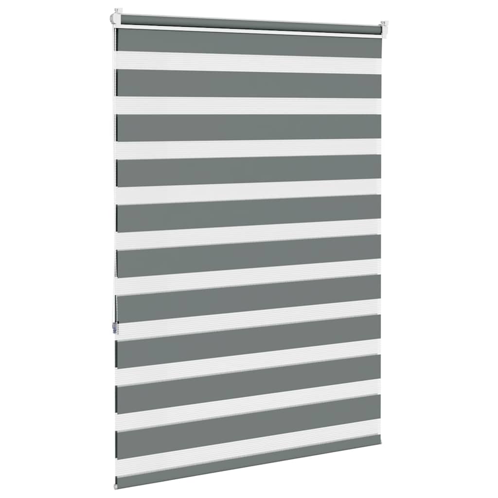 zebragardin mørkegrå 115x150 cm stofbredde 110,9 cm polyester