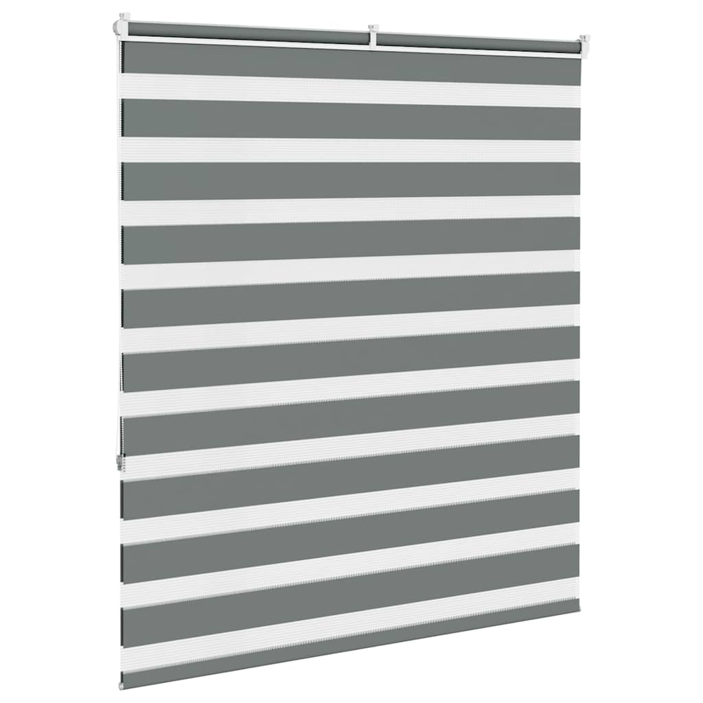 zebragardin mørkegrå 120x150 cm stofbredde 115,9 cm polyester