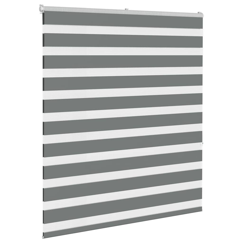 zebragardin mørkegrå 125x150 cm stofbredde 120,9 cm polyester