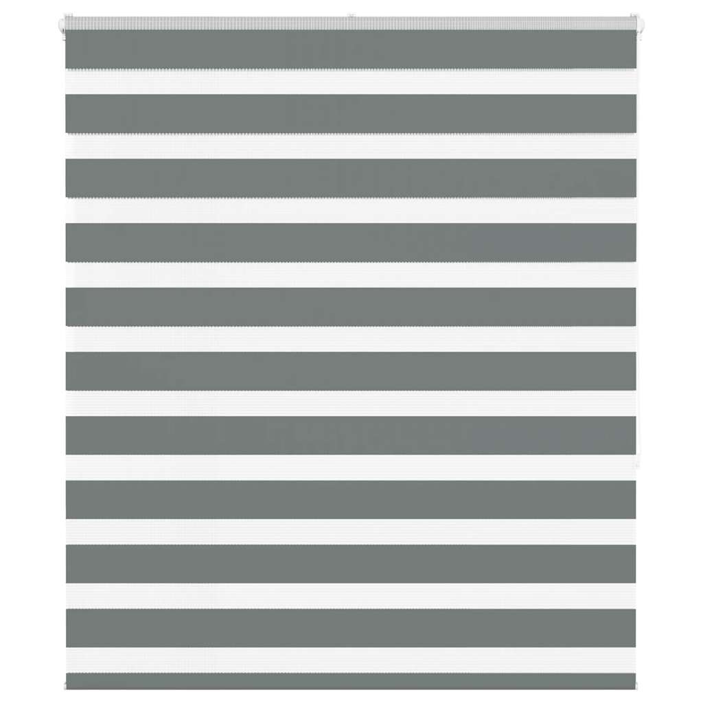 zebragardin mørkegrå 135x150 cm stofbredde 130,9 cm polyester