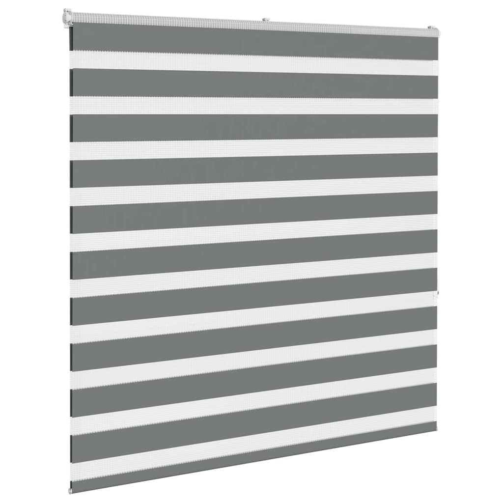 zebragardin mørkegrå 145x150 cm stofbredde 140,9 cm polyester
