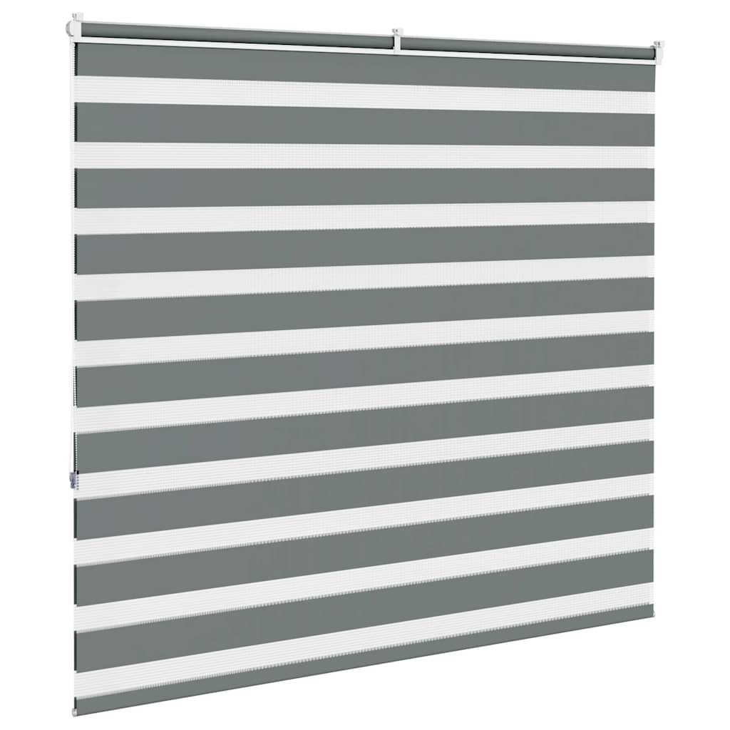 zebragardin mørkegrå 165x150 cm stofbredde 160,9 cm polyester