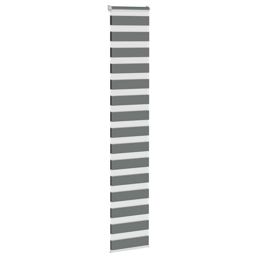 zebragardin mørkegrå 40x200 cm stofbredde 35,9 cm polyester