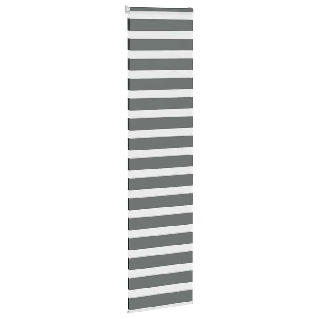 zebragardin mørkegrå 60x200 cm stofbredde 55,9 cm polyester