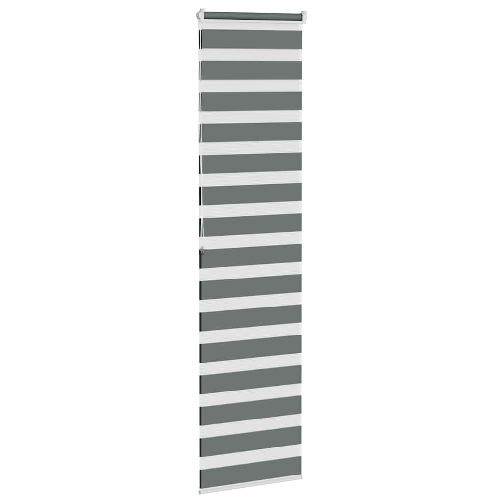 zebragardin mørkegrå 60x200 cm stofbredde 55,9 cm polyester