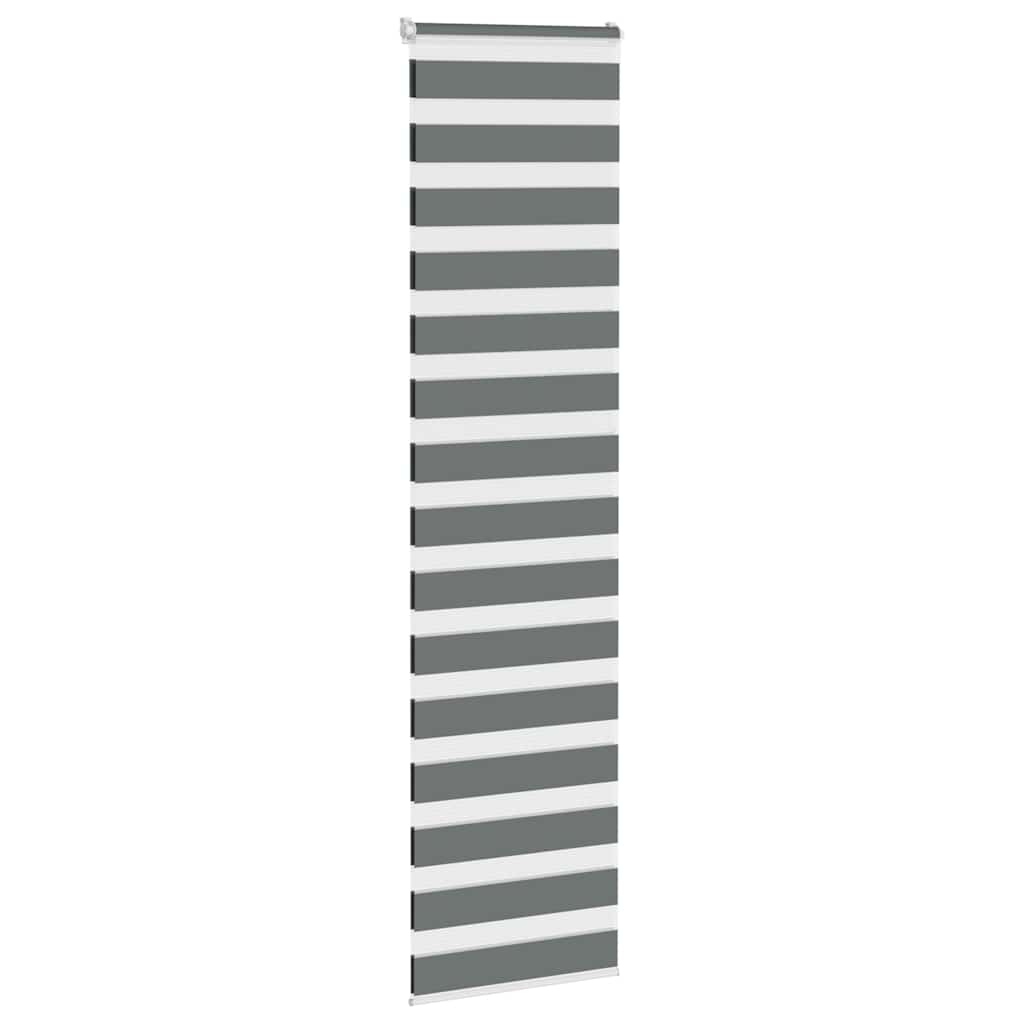 zebragardin mørkegrå 70x200 cm stofbredde 65,9 cm polyester