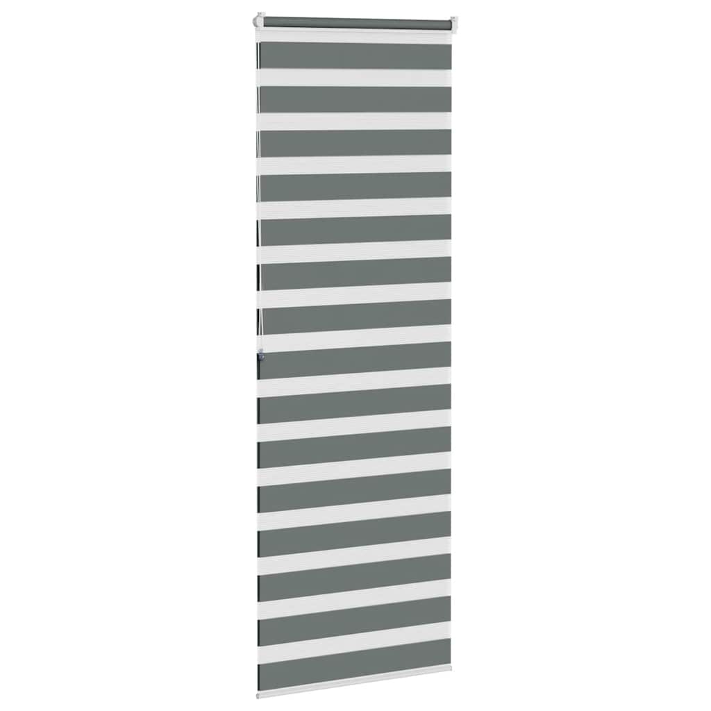 zebragardin mørkegrå 80x200 cm stofbredde 75,9 cm polyester