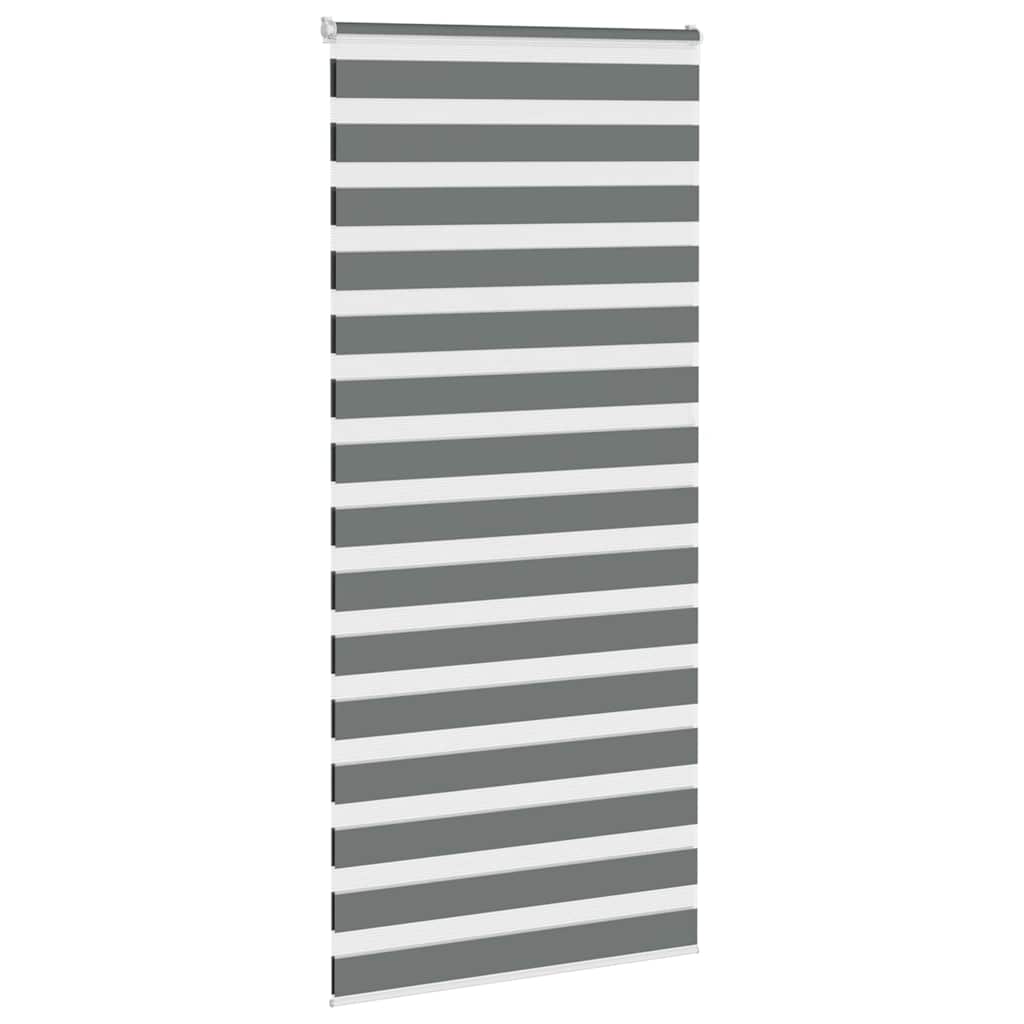 zebragardin mørkegrå 100x200 cm stofbredde 95,9 cm polyester