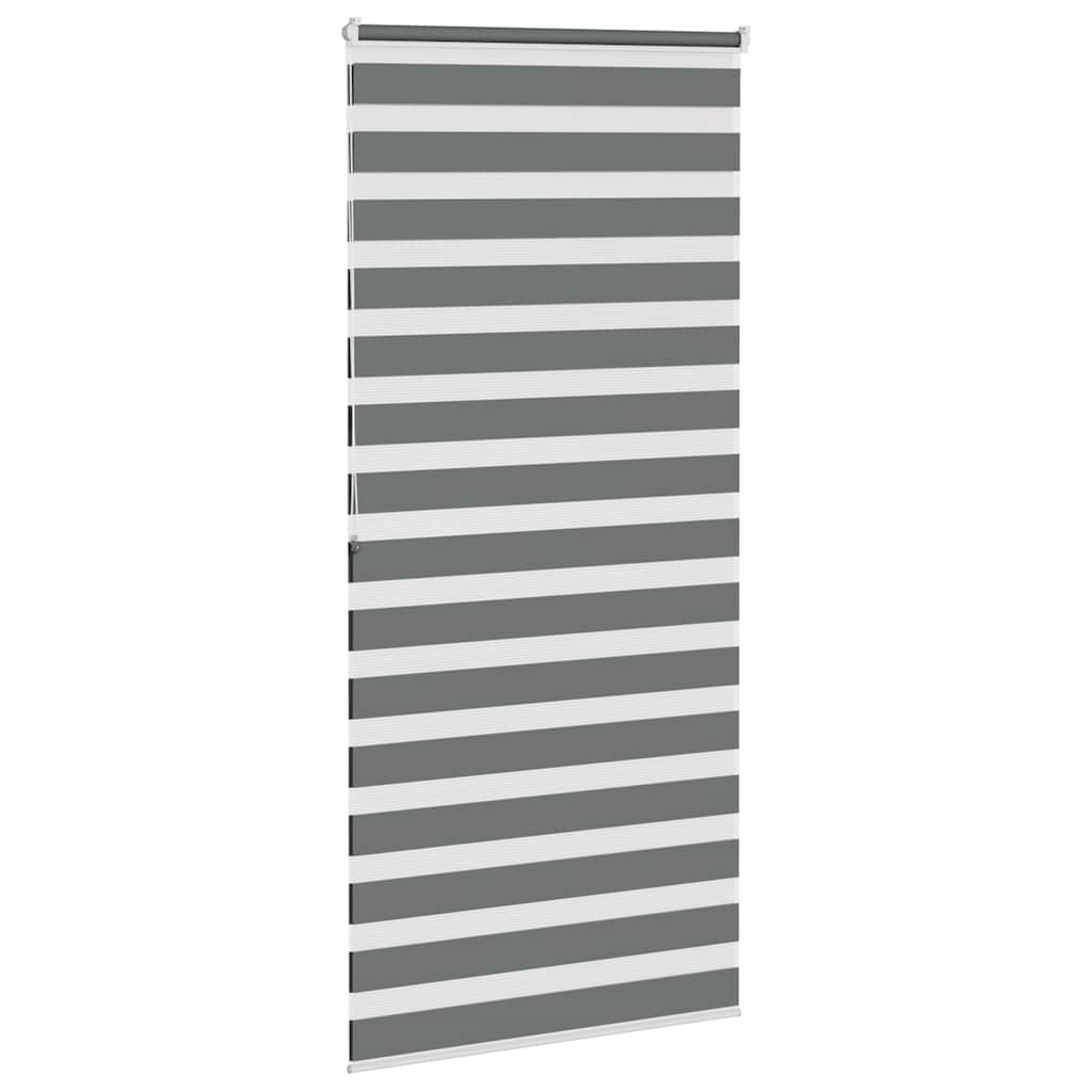 zebragardin mørkegrå 100x200 cm stofbredde 95,9 cm polyester