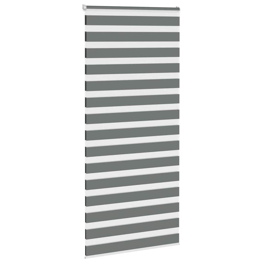 zebragardin mørkegrå 105x200 cm stofbredde 100,9 cm polyester