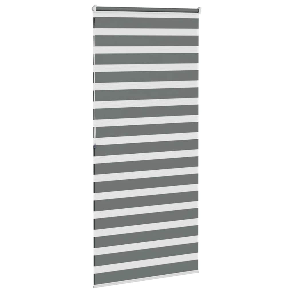 zebragardin mørkegrå 105x200 cm stofbredde 100,9 cm polyester