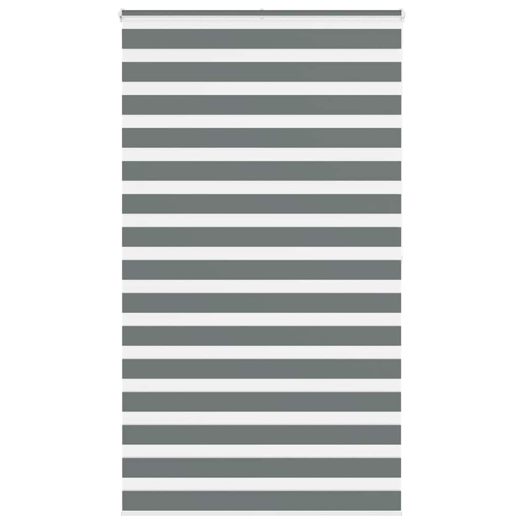 zebragardin mørkegrå 125x200 cm stofbredde 120,9 cm polyester
