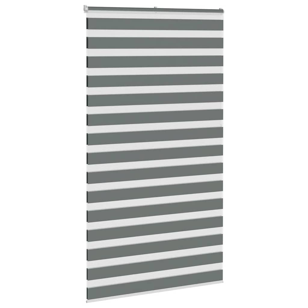 zebragardin mørkegrå 125x200 cm stofbredde 120,9 cm polyester