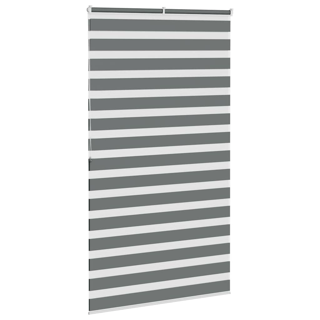 zebragardin mørkegrå 125x200 cm stofbredde 120,9 cm polyester