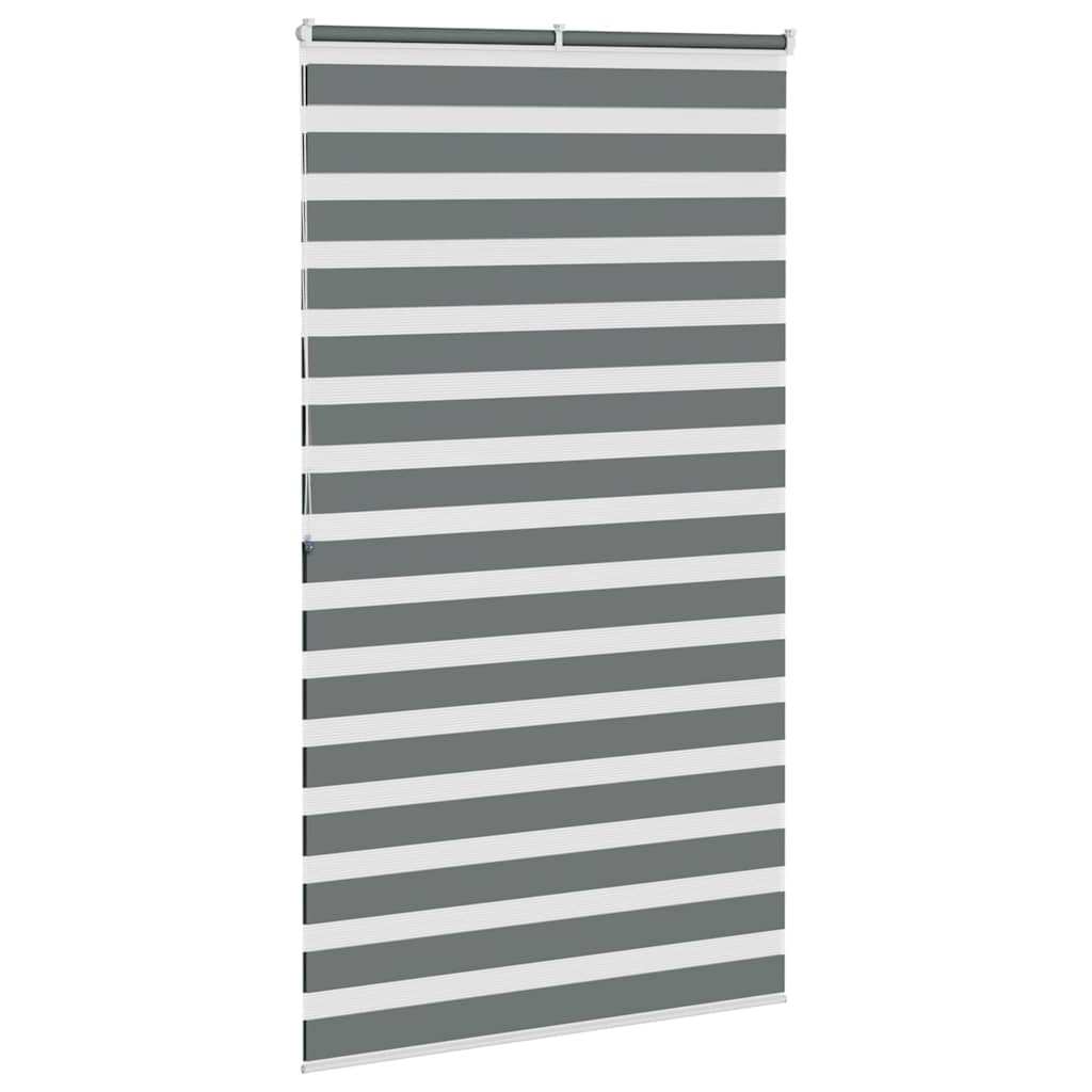 zebragardin mørkegrå 130x200 cm stofbredde 125,9 cm polyester