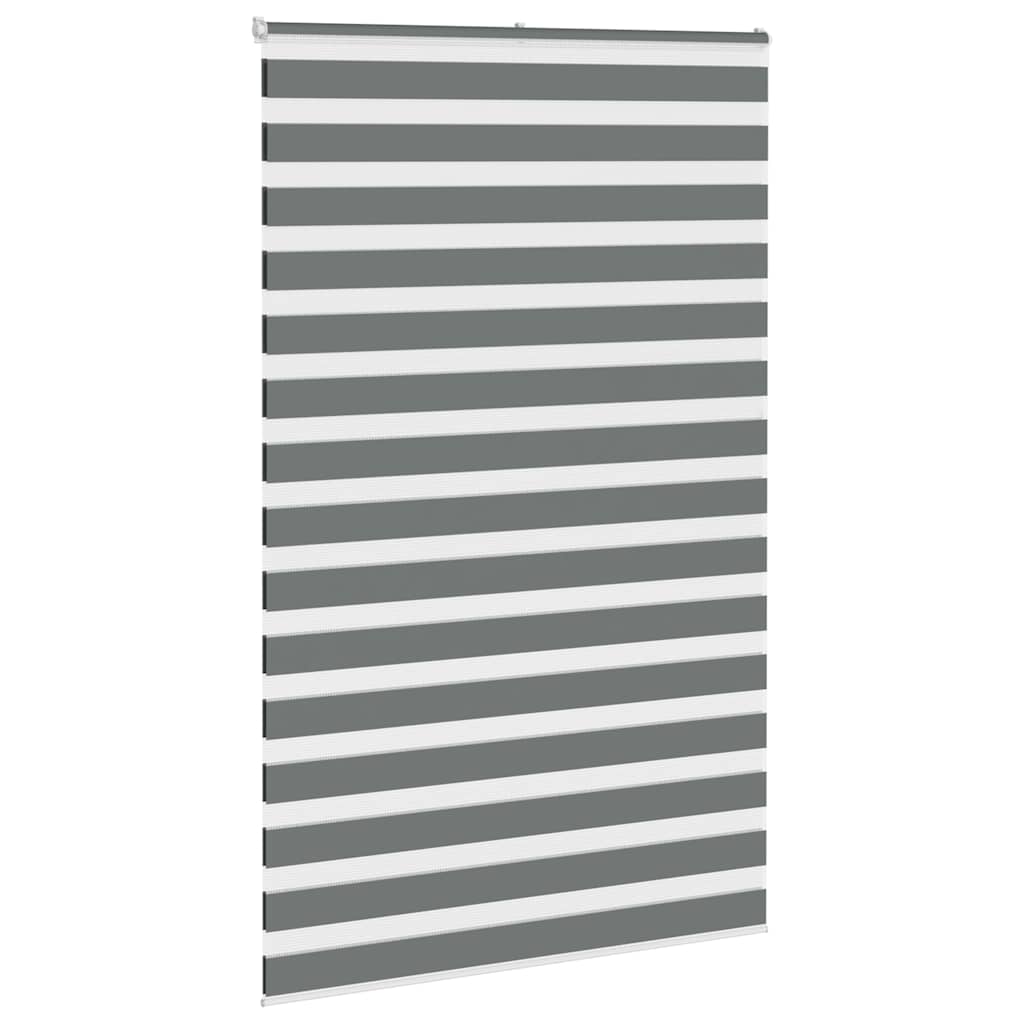 zebragardin mørkegrå 145x200 cm stofbredde 140,9 cm polyester
