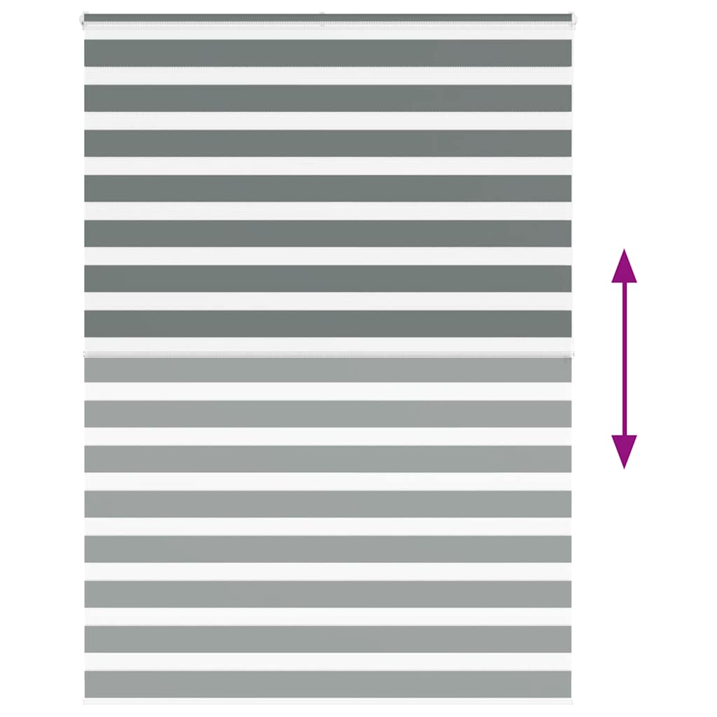 zebragardin mørkegrå 160x200 cm stofbredde 155,9 cm polyester