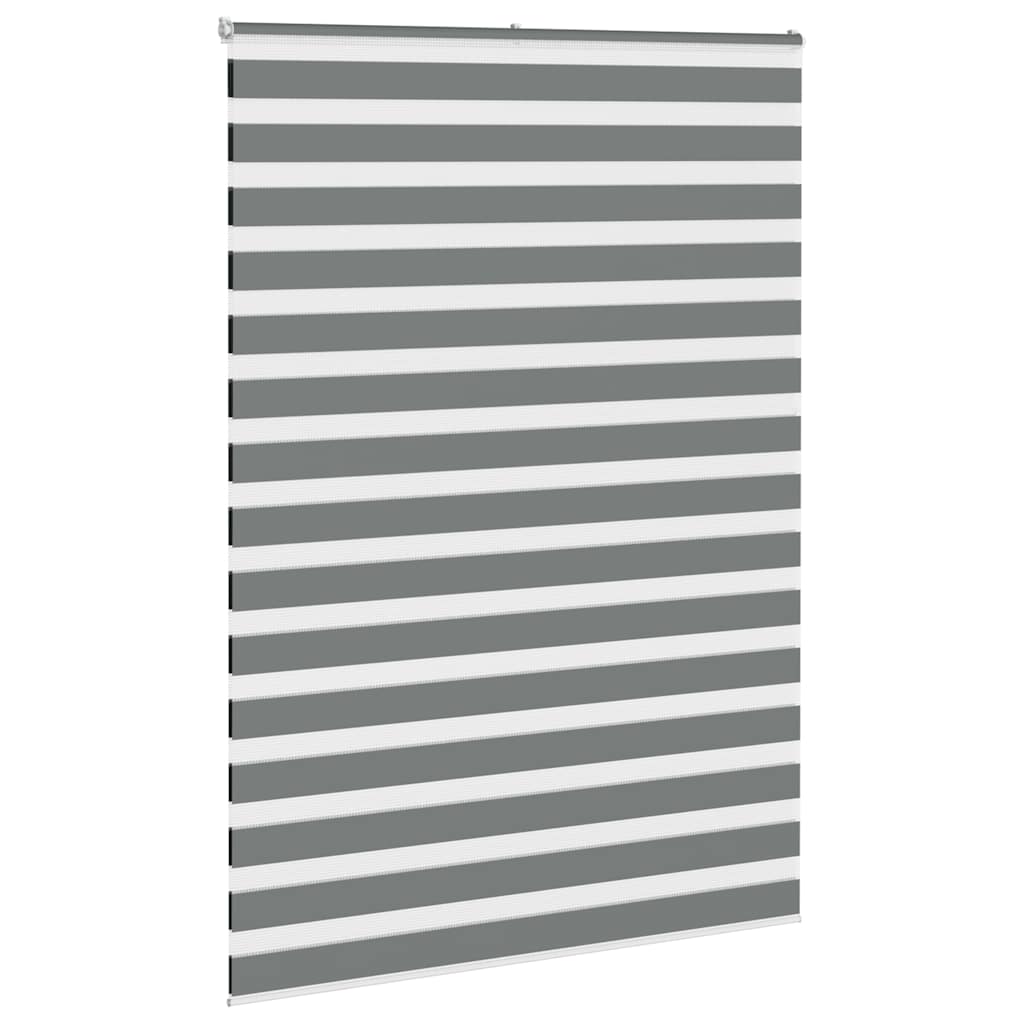 zebragardin mørkegrå 165x200 cm stofbredde 160,9 cm polyester