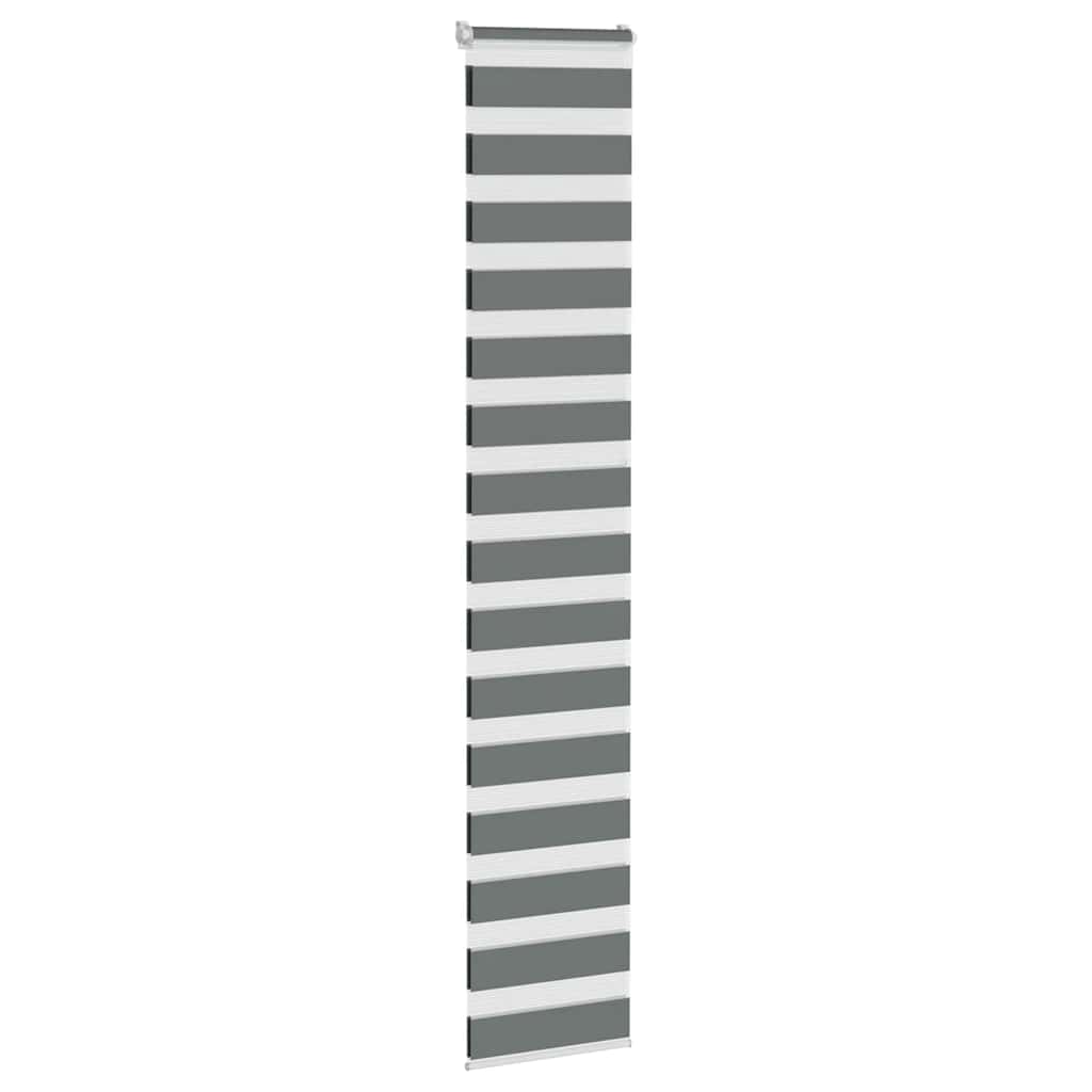 zebragardin mørkegrå 50x230 cm stofbredde 45,9 cm polyester