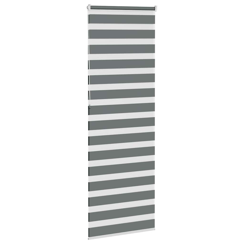 zebragardin mørkegrå 70x230 cm stofbredde 65,9 cm polyester