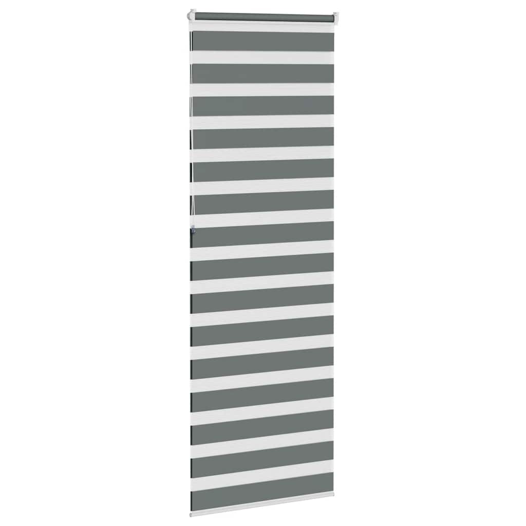 zebragardin mørkegrå 80x230 cm stofbredde 75,9 cm polyester