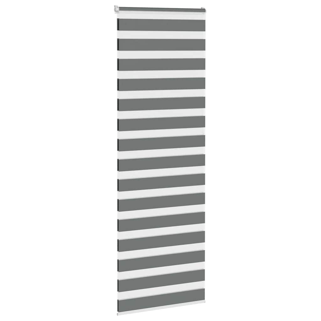 zebragardin mørkegrå 90x230 cm stofbredde 85,9 cm polyester