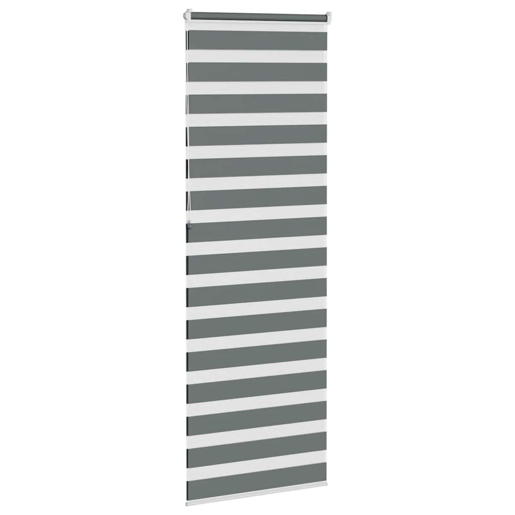 zebragardin mørkegrå 90x230 cm stofbredde 85,9 cm polyester