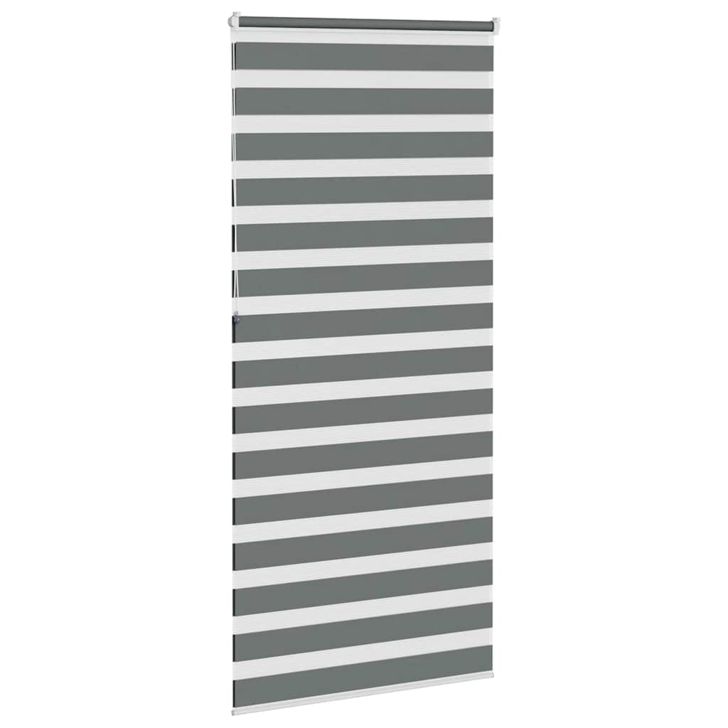 zebragardin mørkegrå 105x230 cm stofbredde 100,9 cm polyester