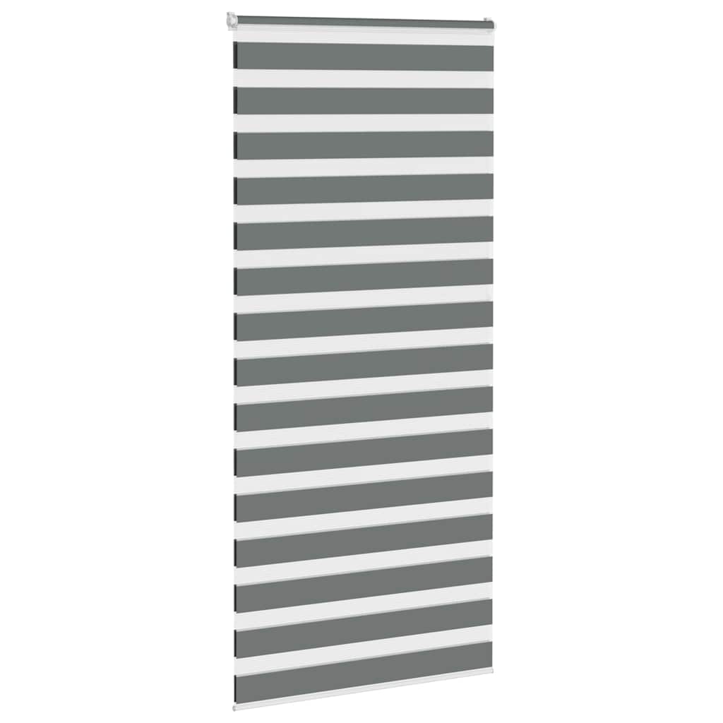 zebragardin mørkegrå 115x230 cm stofbredde 110,9 cm polyester