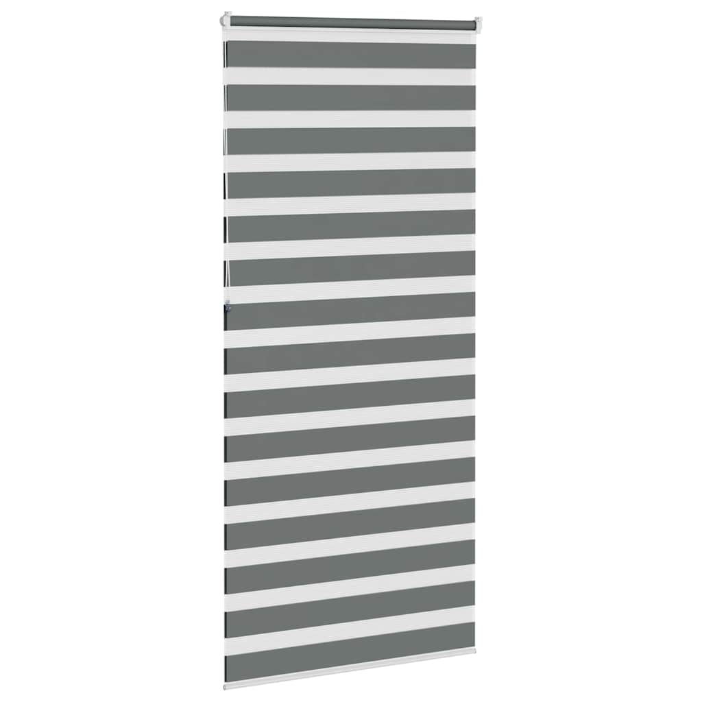 zebragardin mørkegrå 115x230 cm stofbredde 110,9 cm polyester