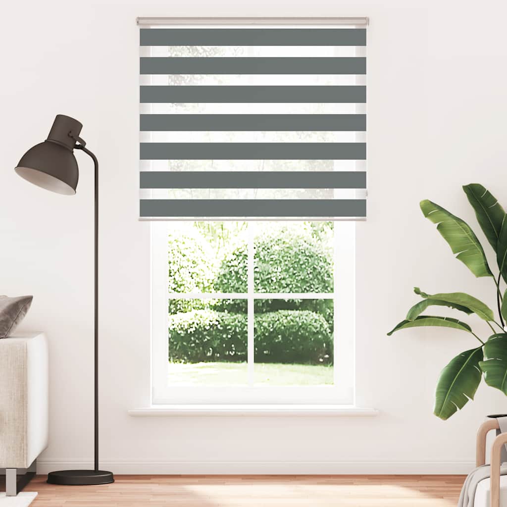 zebragardin mørkegrå 120x230 cm stofbredde 115,9 cm polyester