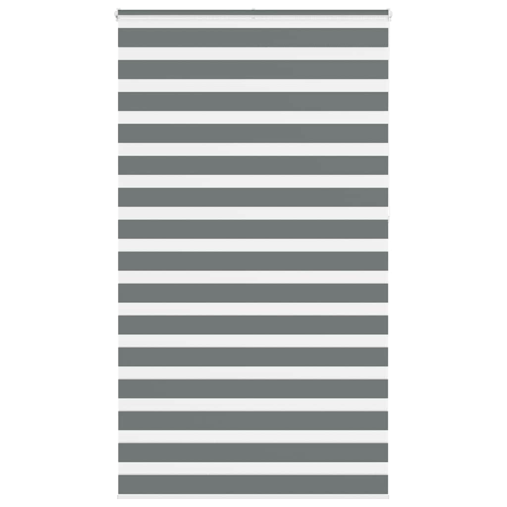 zebragardin mørkegrå 125x230 cm stofbredde 120,9 cm polyester
