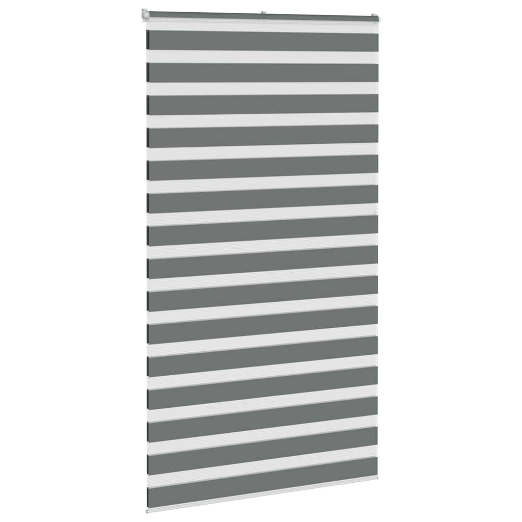 zebragardin mørkegrå 130x230 cm stofbredde 125,9 cm polyester