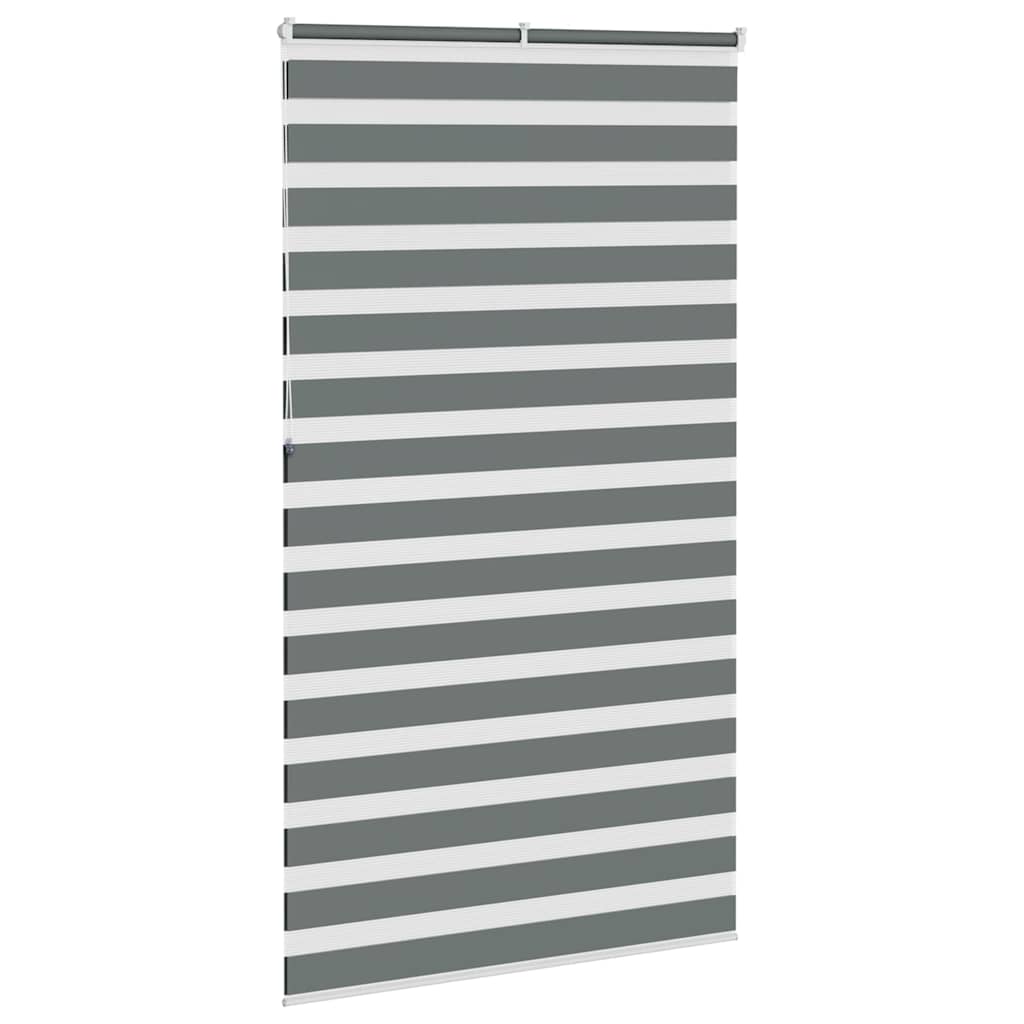 zebragardin mørkegrå 130x230 cm stofbredde 125,9 cm polyester